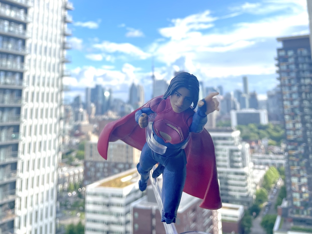 One must imagine Supergirl happy